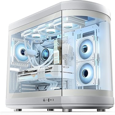 AsiaHorse白pcケース簡易水冷付き Amazon.co.jp: AsiaHorse Micro ATX PCケース ミドルタワー