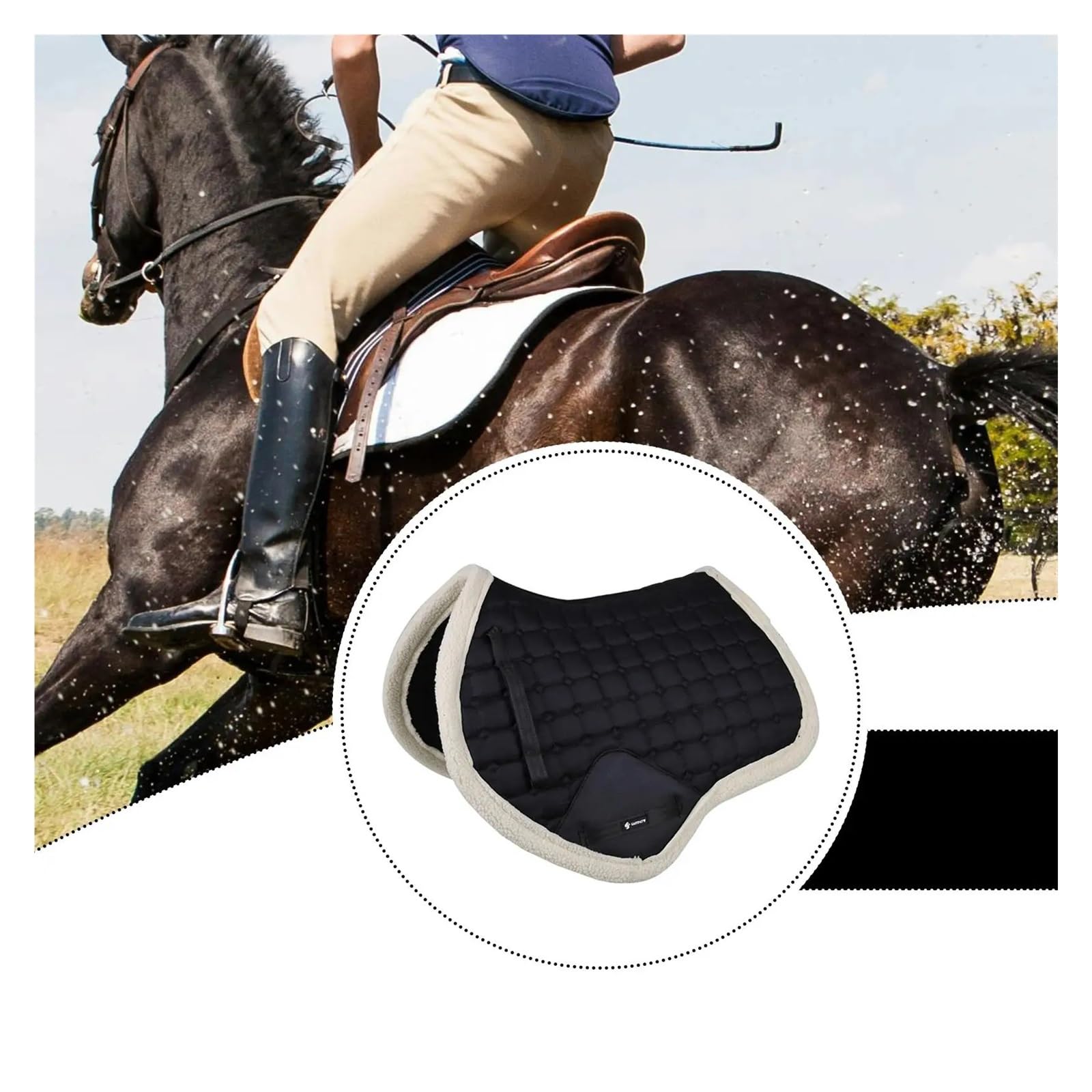 Cojín Antideslizante for Silla De Montar A Caballo Para Caballos