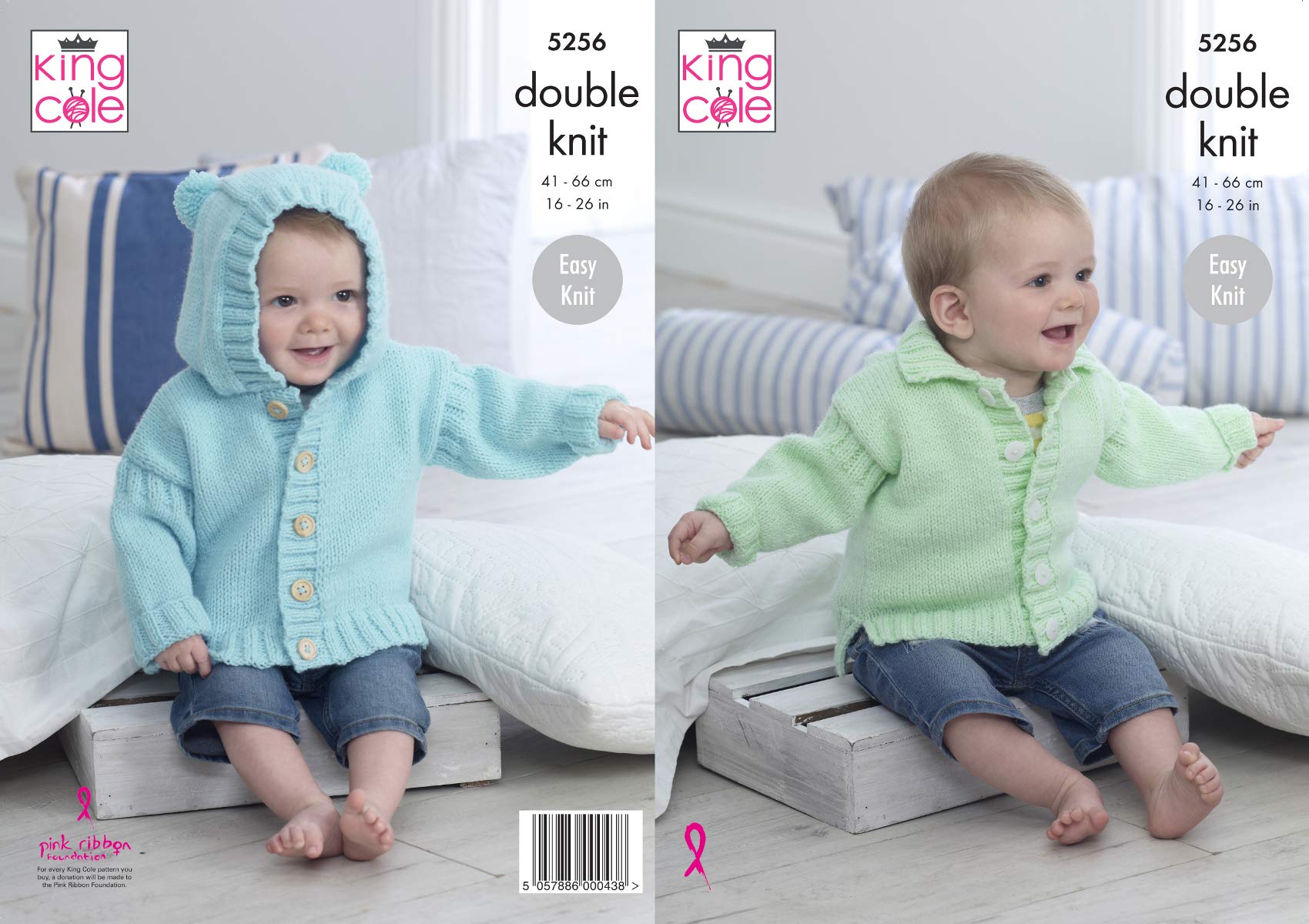 King Cole Baby DK Knitting Pattern - 5256 Jackets