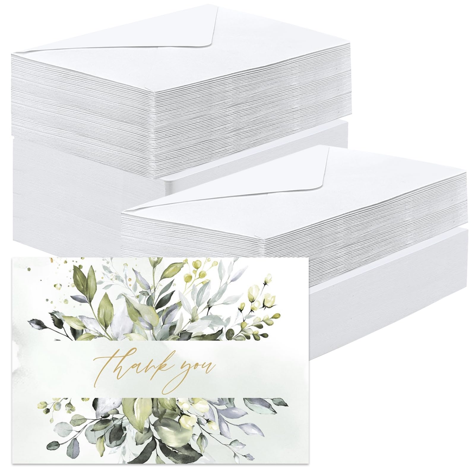 30-Pack Blank Watercolor Cards & Envelopes - 300GSM 140lb Pure Cotton 4x6 Inch Heavyweight Postcards For Painting, DIY Invitations, Greeting Cards