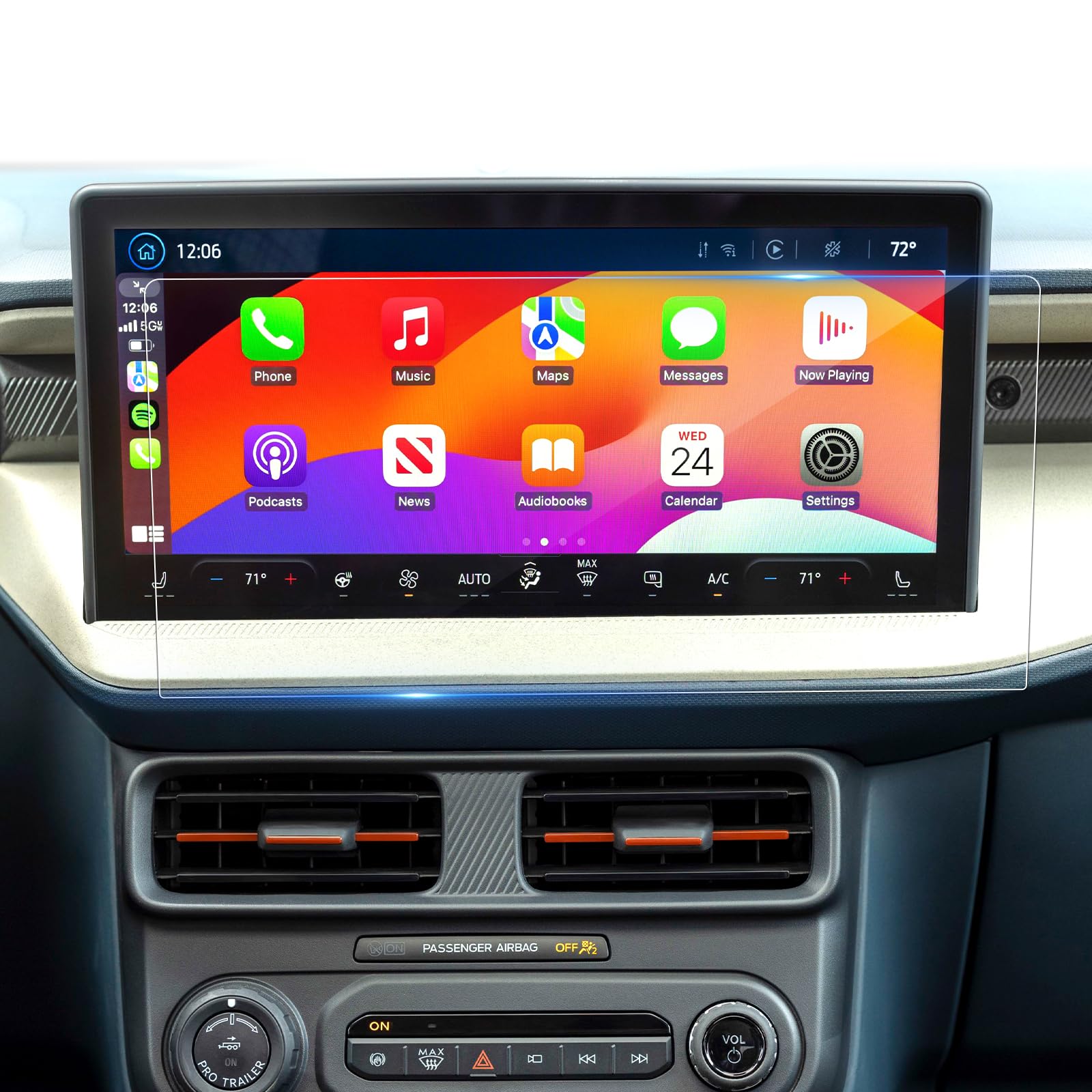 BSTW for 2025 Ford Maverick Screen Protector for 2025 Maverick XL/XLT/Lobo/Lariat/Tremor SYNC 4 13.2-In LCD Touchscreen 2025 Maverick Accessories