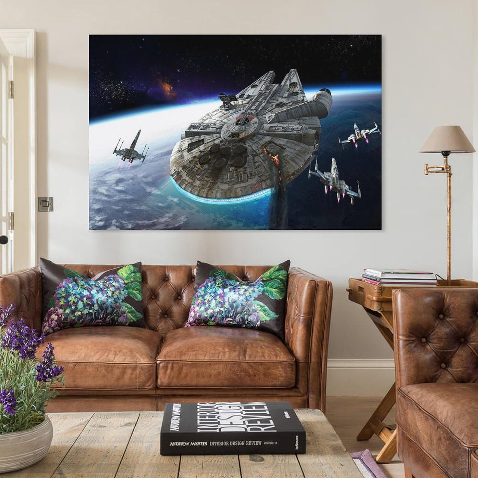 Amazon.co.jp: スターウォーズ宇宙船ポスター ウォールアート 部屋飾り 