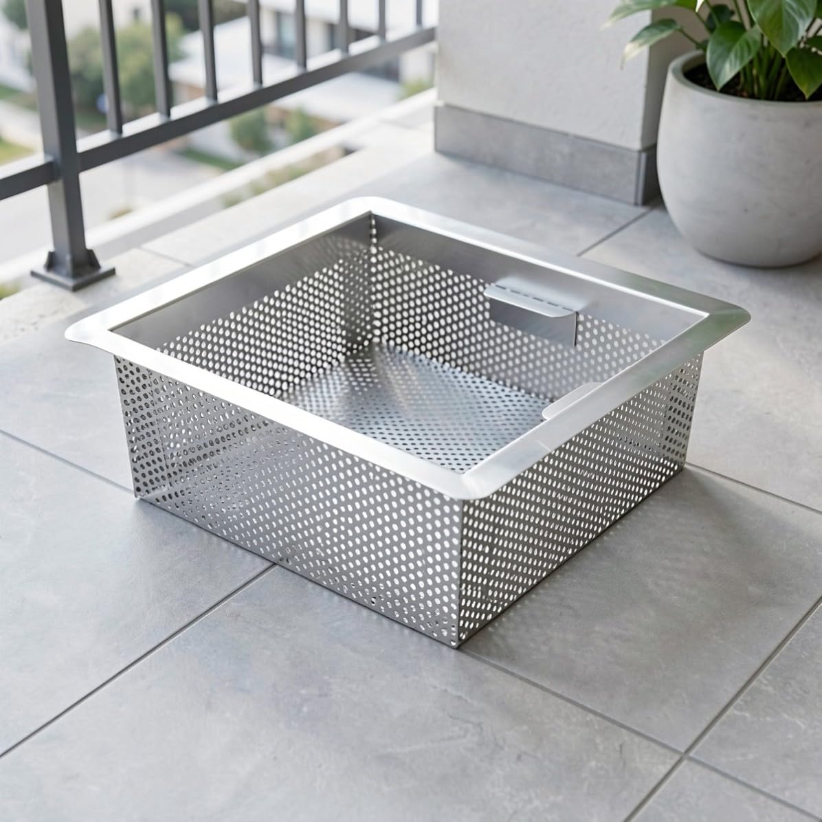 DOITOOL Edelstahl Bodenablauf Siebkorb 8,7x8,7x3,2 Zoll für Gewerbe