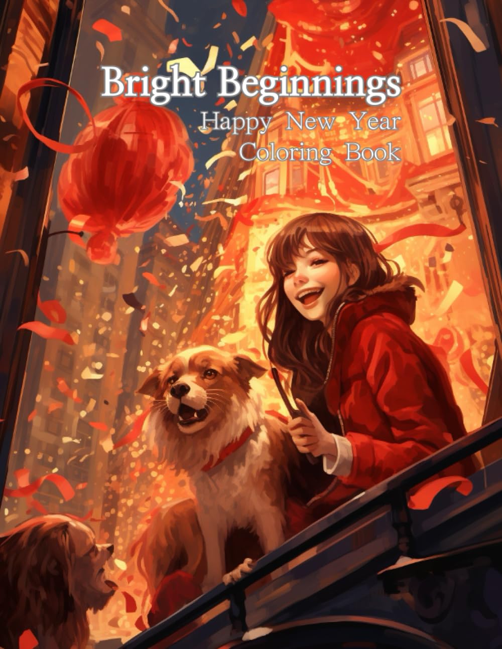 Bright Beginnings: Happy New Year Coloring Book