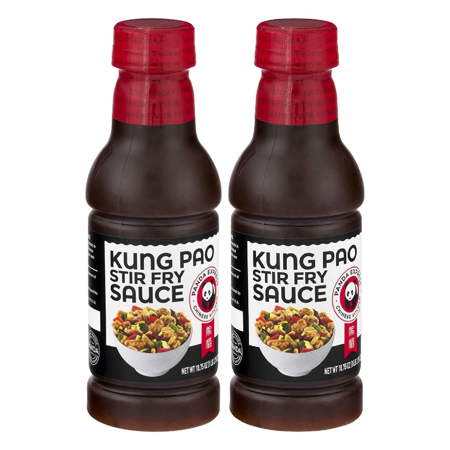 Panda Express Chinese Kung Pao Stir Fry Sauce 18.75 oz Bottles Liquid - Pack of 2