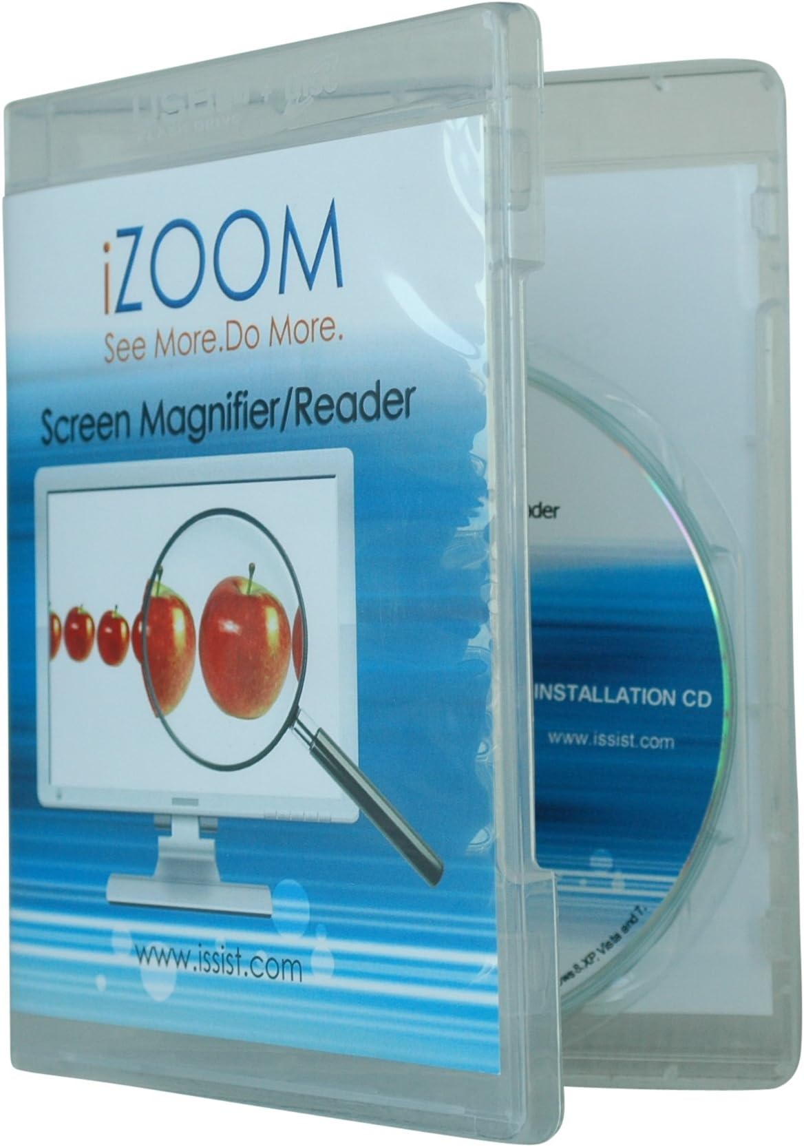 iZoom Screen Magnifier & Reader – CD Edition