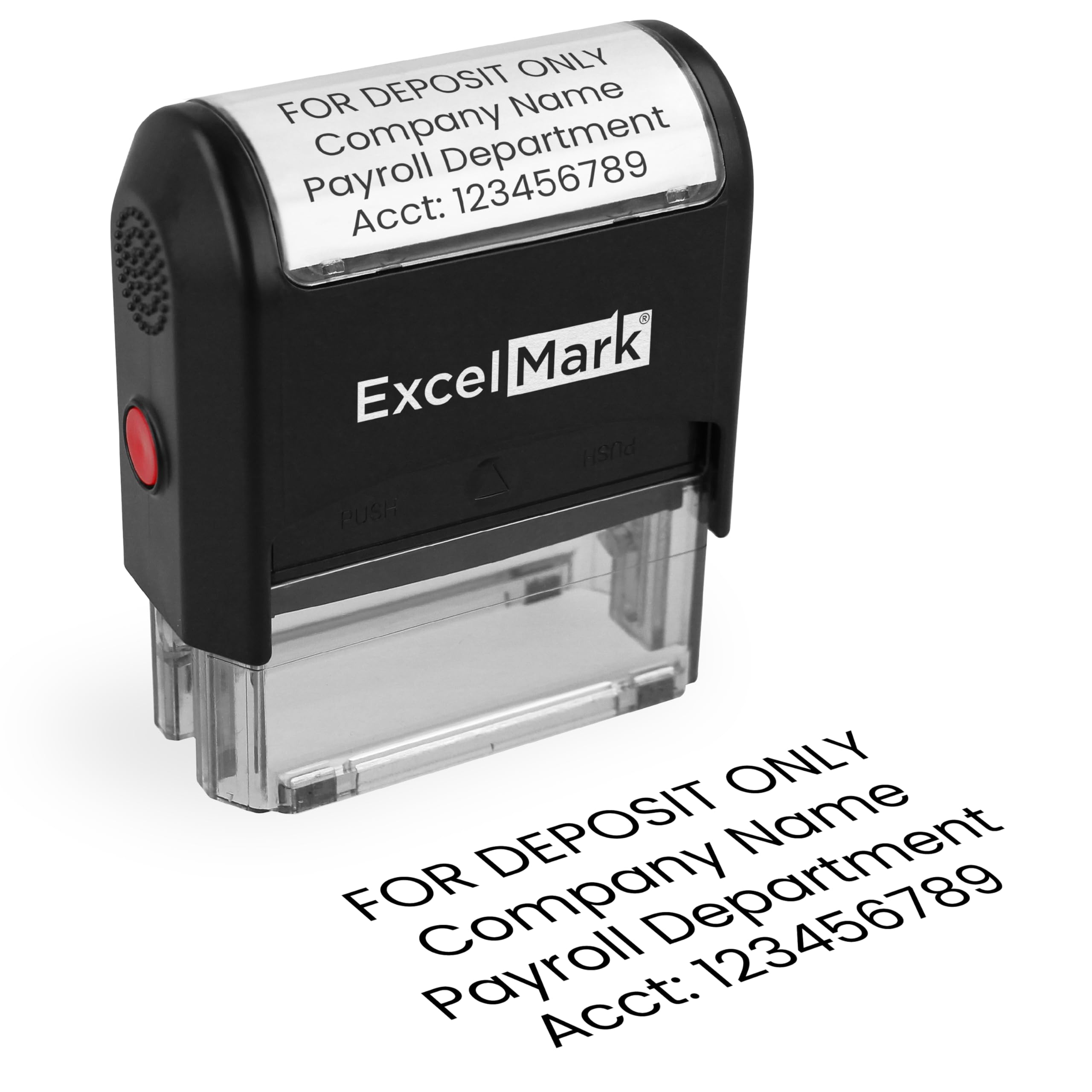 ExcelMark Large Bank Deposit Stamp