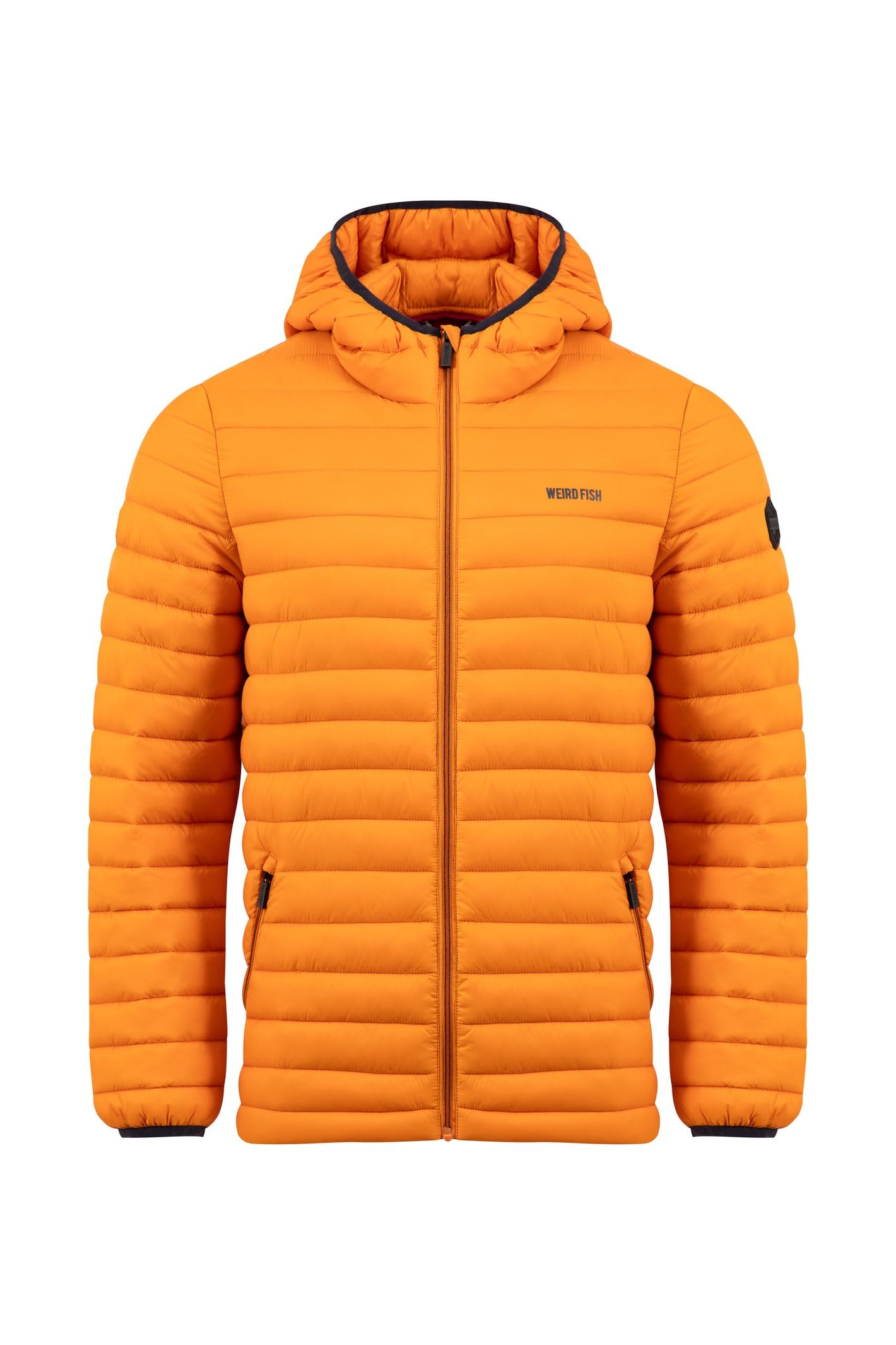 Weird Fish Flete Lightweight Showerproof Padded Hooded Jacket Desert Sunset Size L