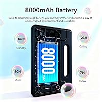 Vista 6 de Tablet infantil de 11 pulgadas Android 15 20GB + 128GB Octa-Core 8000mAh tableta Todder con funda a prueba de caídas, control parental, WiFi 6