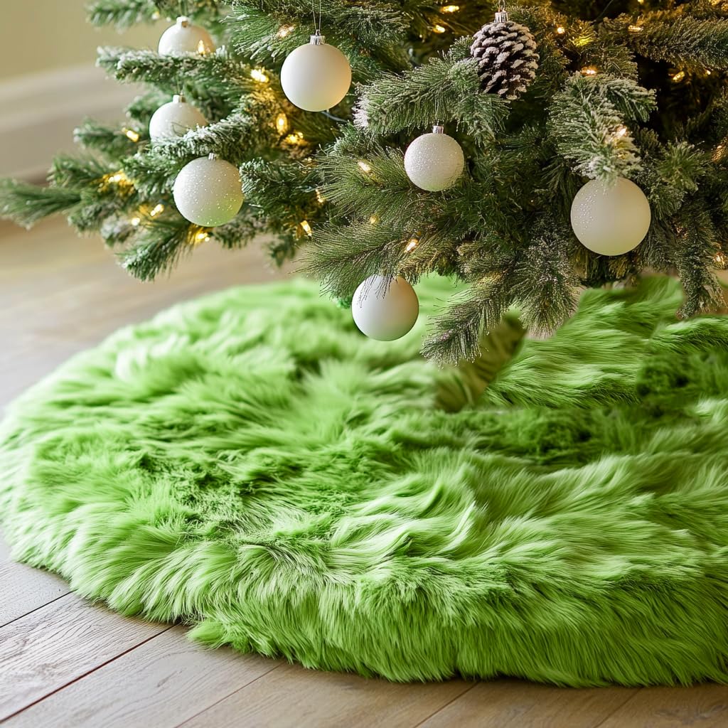 Green Christmas Tree Skirtnull