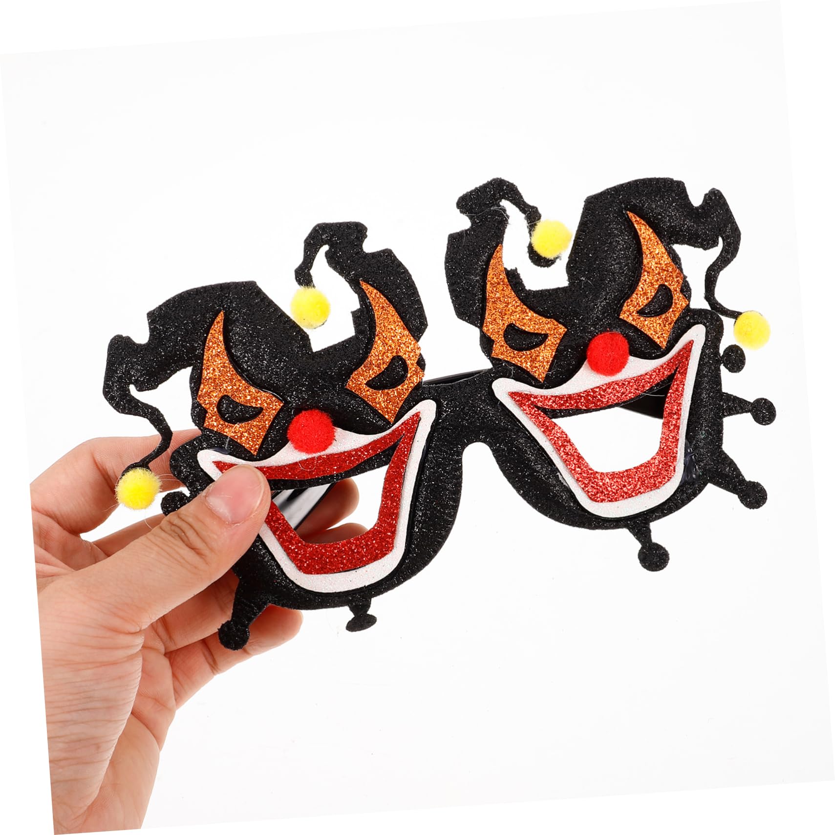 FOMIYES 1 Pair Halloween Eyeglasses Costume Glasses for Adults Decorative Glasses