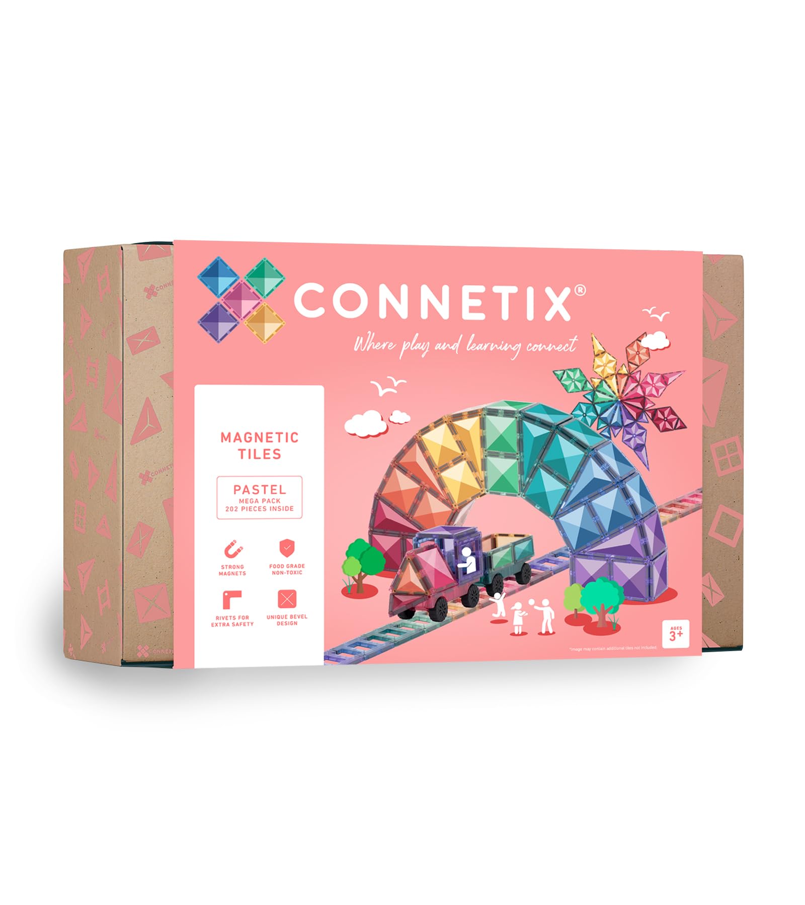 ConnetixPastel Mega Pack, 202 Pieces