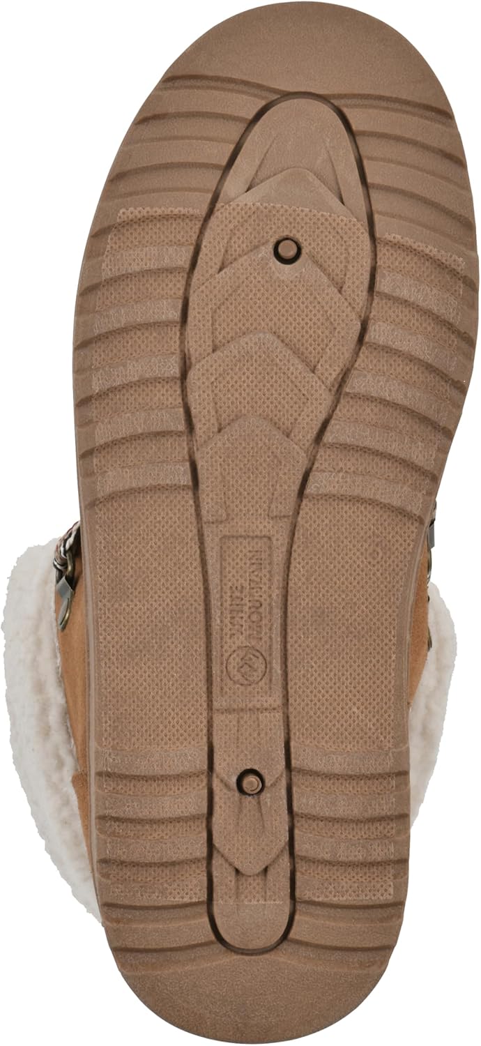 WHITE MOUNTAIN Women's Icebox Faux Fur Moc Toe Booties