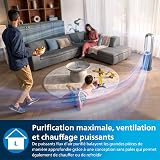 Philips Purificateur d'air Série 8000 - Purificateur, Chauffage & Ventilateur 3en1, jusqu'à 70m², Élimine 99,97% Allergènes & Polluants, Filtre HEPA, Capteurs Intelligents, App Air+, Gris (AMF870/15) - 4