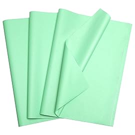 Bobobag 100 Sheets 20X14 Tissue Paper Bulk for Gift Bags Wrapping Paper,Weddings Birthday Showers Arts Craft Party Favor Decoration (Light Green)