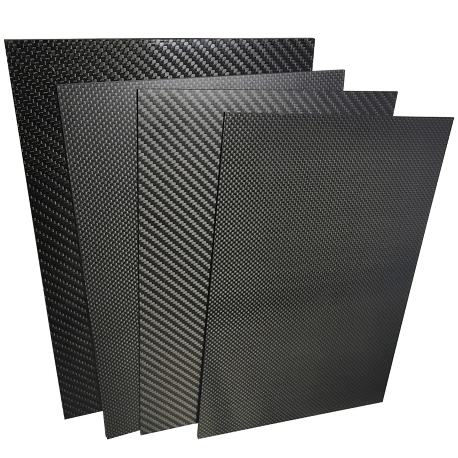 1pcs 245x245mm Thickness 0.5-6mm High Strength 3K Forged High Temperature Board Carbon Fiber Sheet 3k Carbon Fiber(4.0mm Plain Glossy)