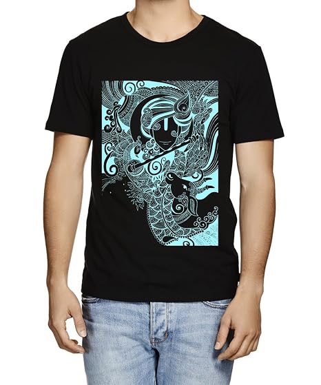 Round Neck Cotton Half Sleeved T-Shirt 