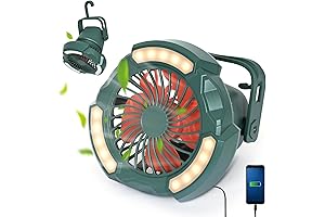 All-in-One Fan Tent for Adults: Illumination, Ventilation, and Power in One