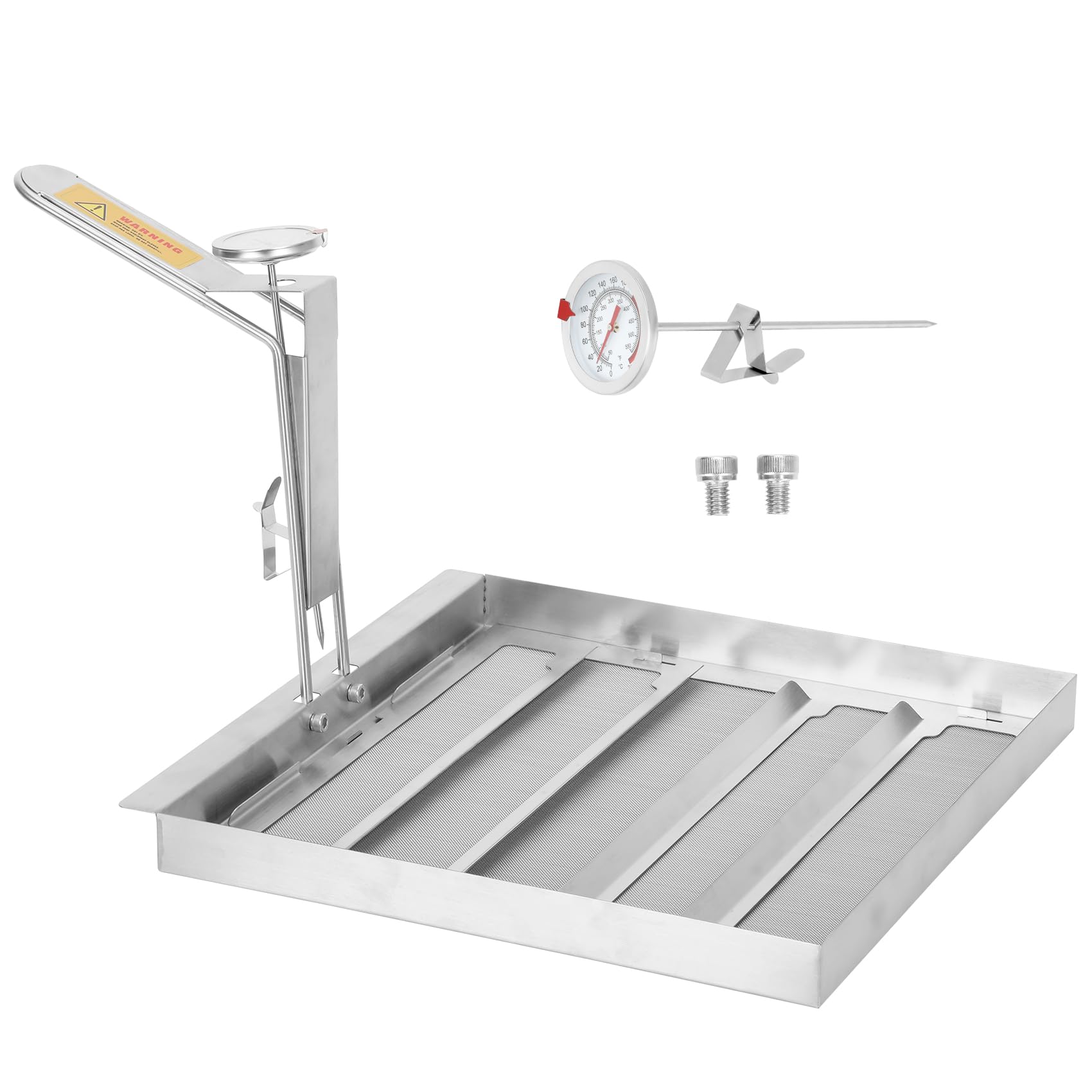Photo 1 of NobleQuest Commercial Deep Fryer Filter Screen Silver 13.75" x 13.75"