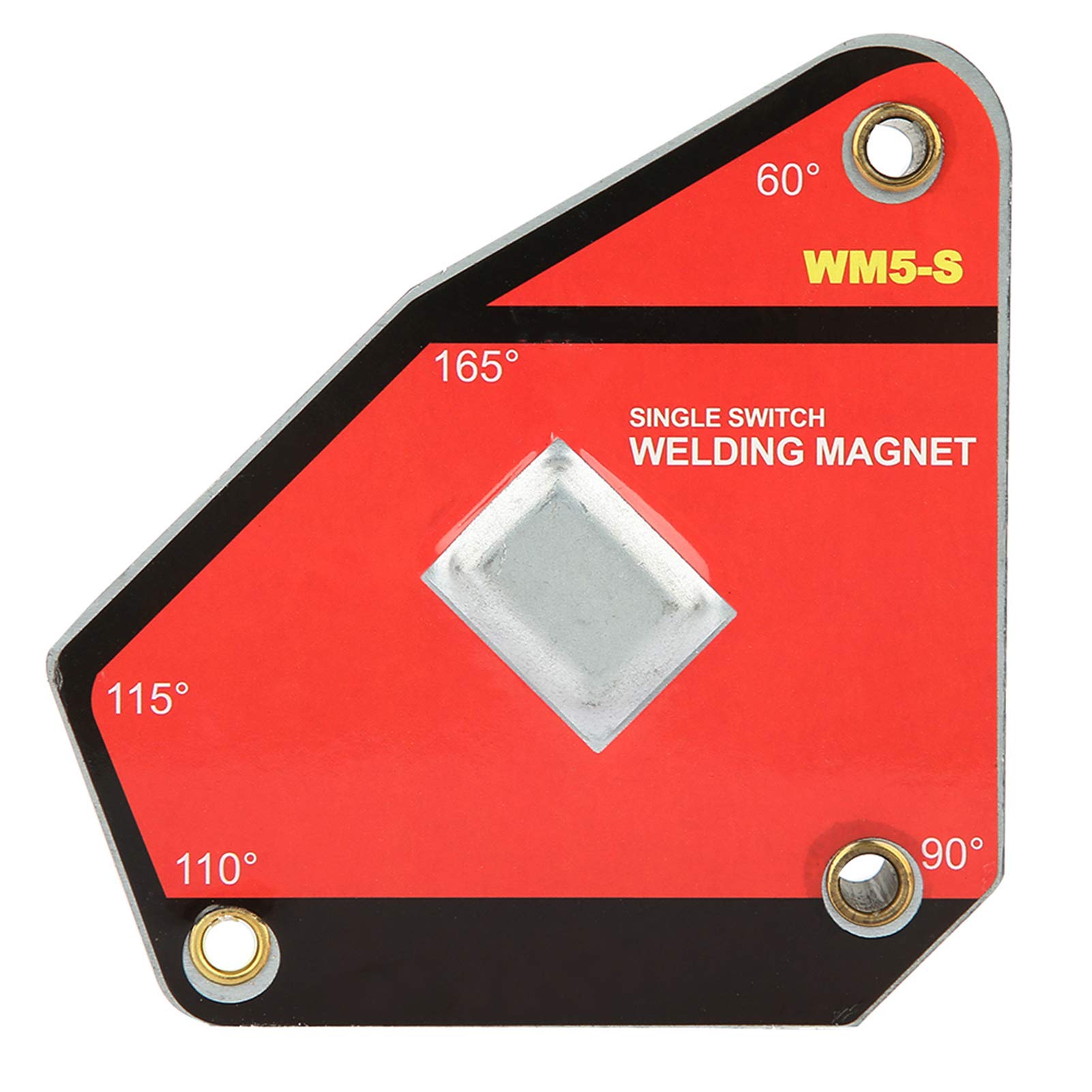 Uchwyt magnesu spawalniczego strzałkowego, mały rozmiar Silny magnes NdFeB Pojedynczy włącznik/wyłącznik Przemysłowy uchwyt magnesu spawalniczego Zacisk magnetyczny do WM5-S