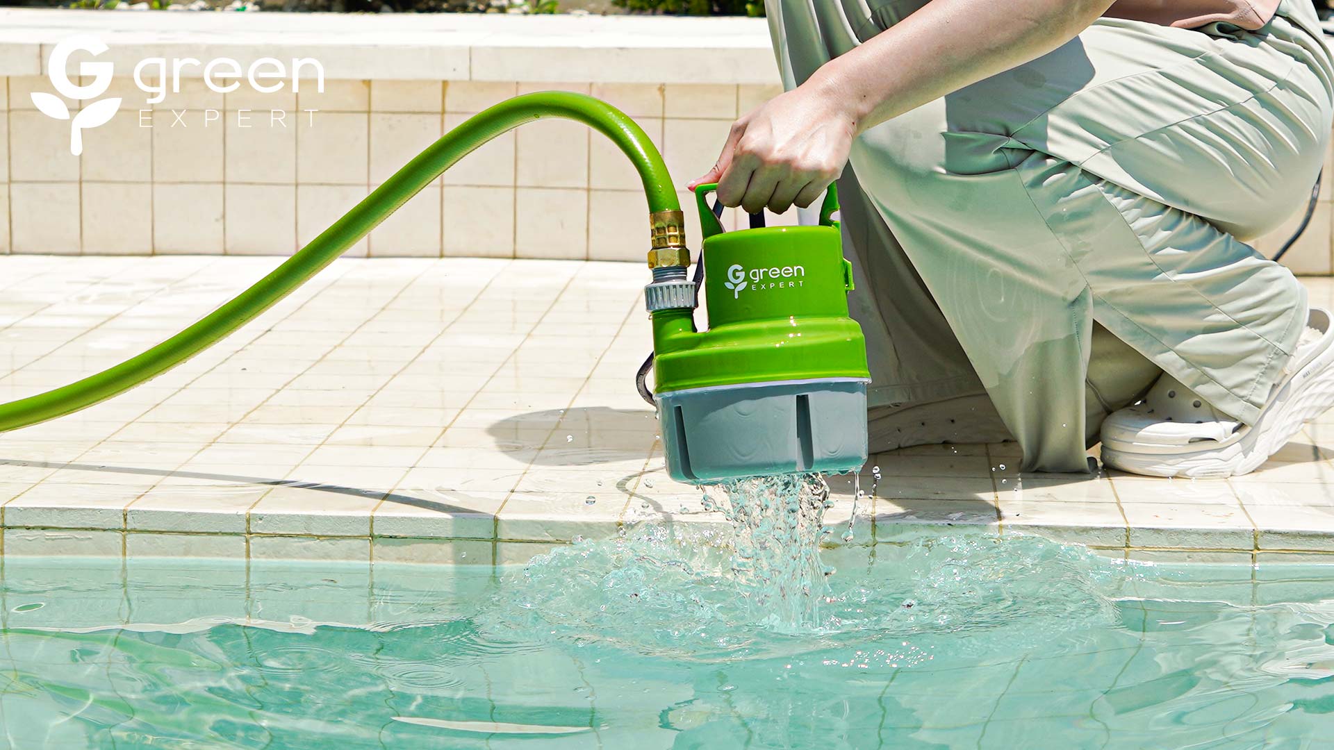Watch Green Expert -1/6HP Submersible Utility Pump Portable 203617