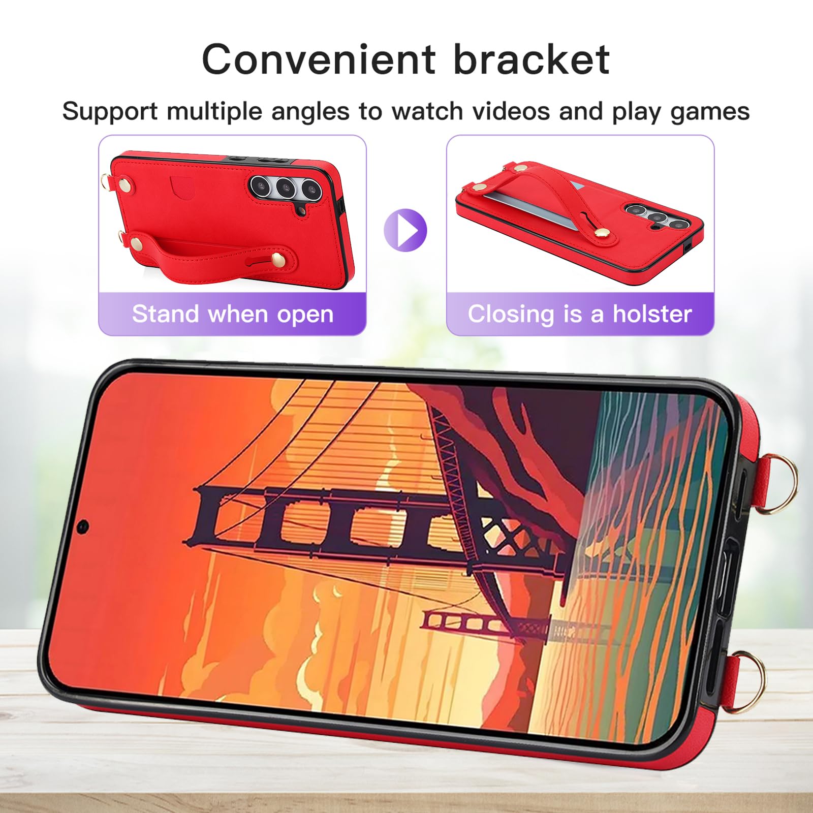 Amazon.co.jp: Galaxy S23 FE SCG24 ケース 肩掛け 首かけ 斜めがけ