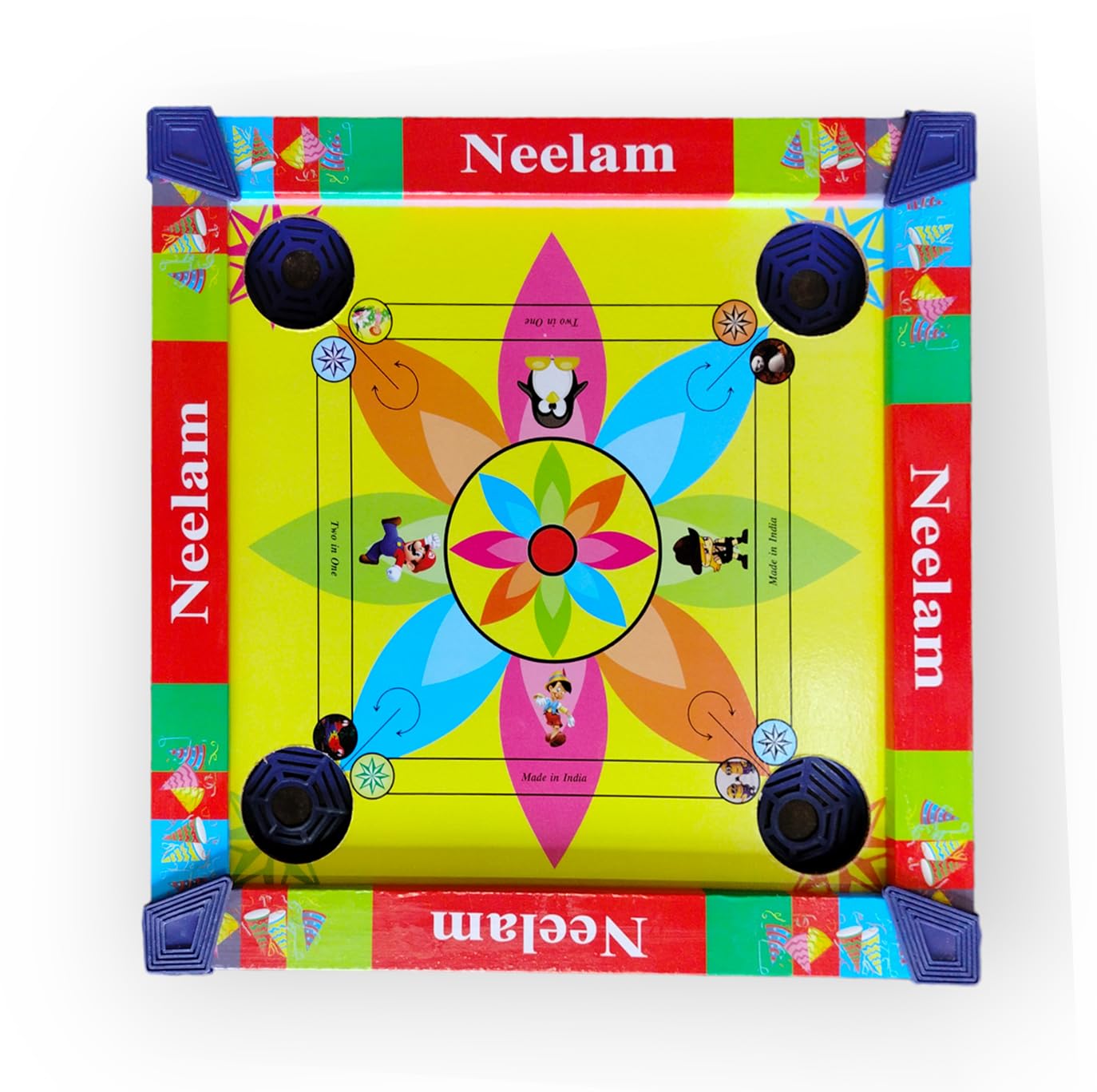 TOYSOLMANISH Carrom Board for Kids 10 Years | Kids Carrom Board for Boys | Wooden Carrom Board for Kids with Backside Ludo Printed + Ludo Tokens + Carrom Coins with Striker (B0D33P3GM4) Amazon Price History, Amazon Price Tracker