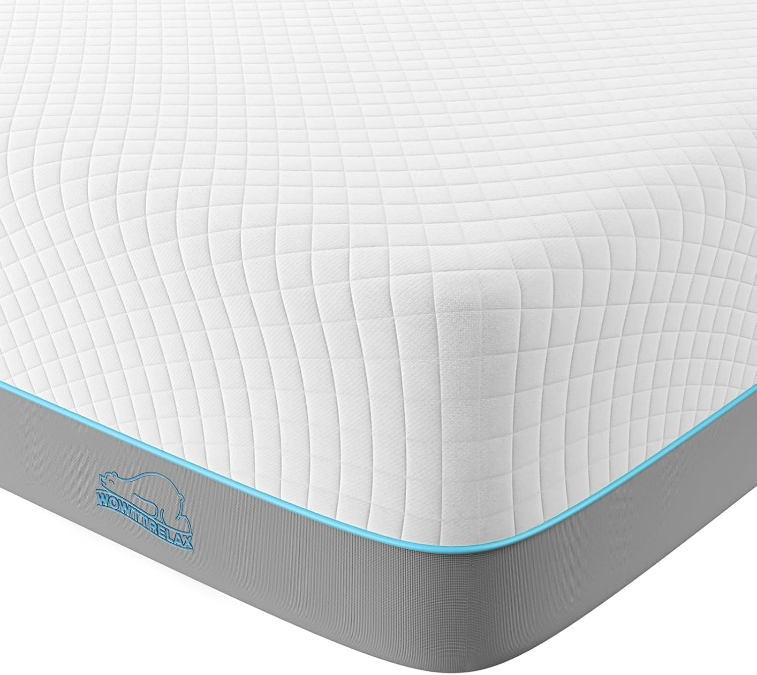 wowttrelax Memory Foam Mattress, 4FT Small Double Mattress, Medium Firm, Soft Skin-friendly Fabric, for Breathable Comfort Sleep, Back Pain Support (120x190x20cm)