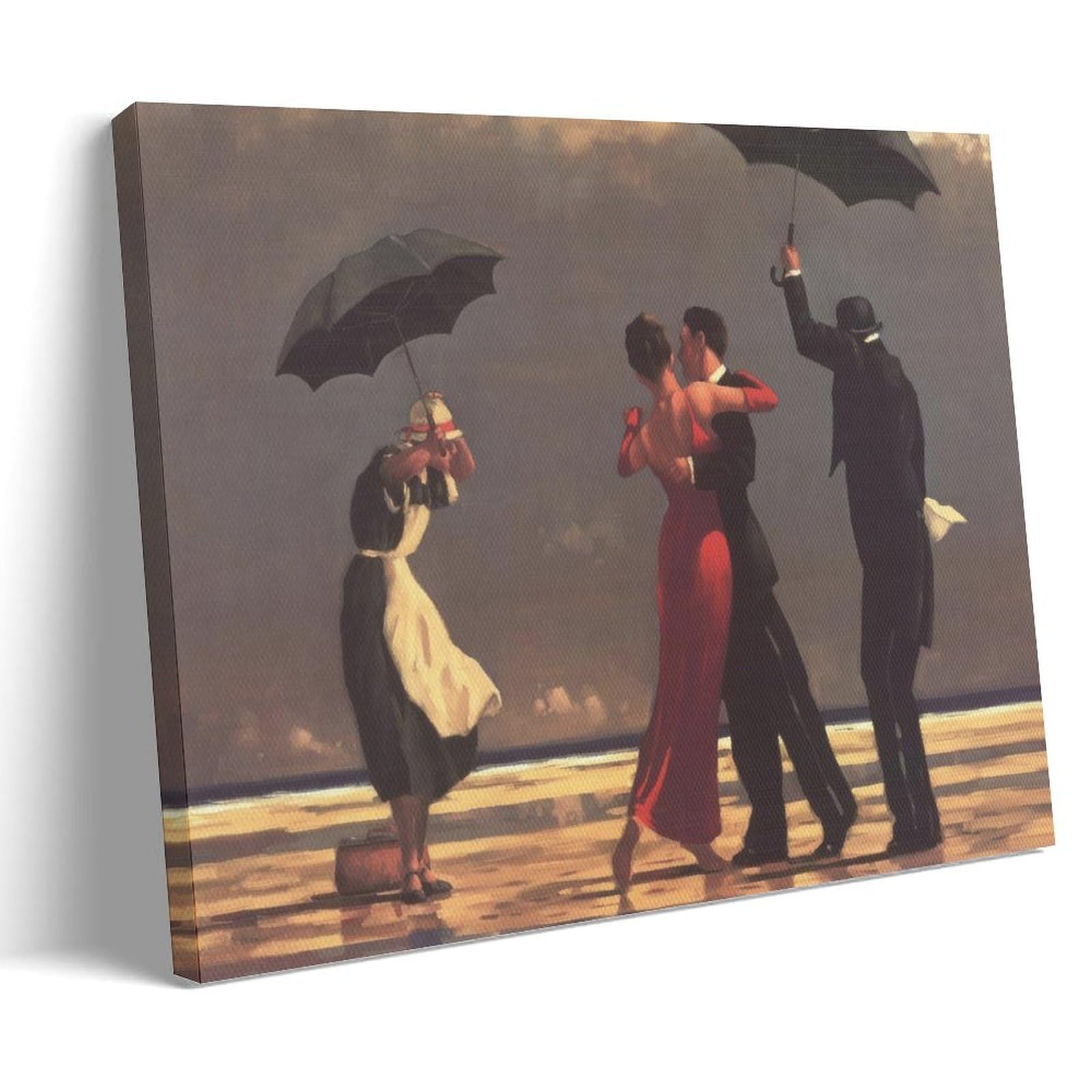 HAJIDEMA Edward Hopper Art poster Jack Vettriano Singing Butler Wall Art Painting Canvas Living Room Prints Bedroom Decor Artworks 24x36inch(60x90cm)
