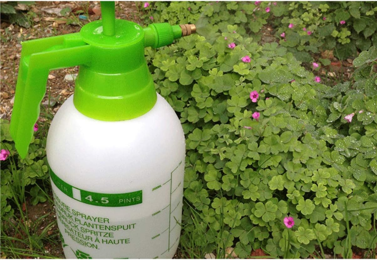 Yardwe House Adjustable Hand Grip Portable Hand Held Garden Pressure Sprayer Plant Water Bottle Pump for Potted Lawn Garden 2L Cleaning Bottles House Indoors
