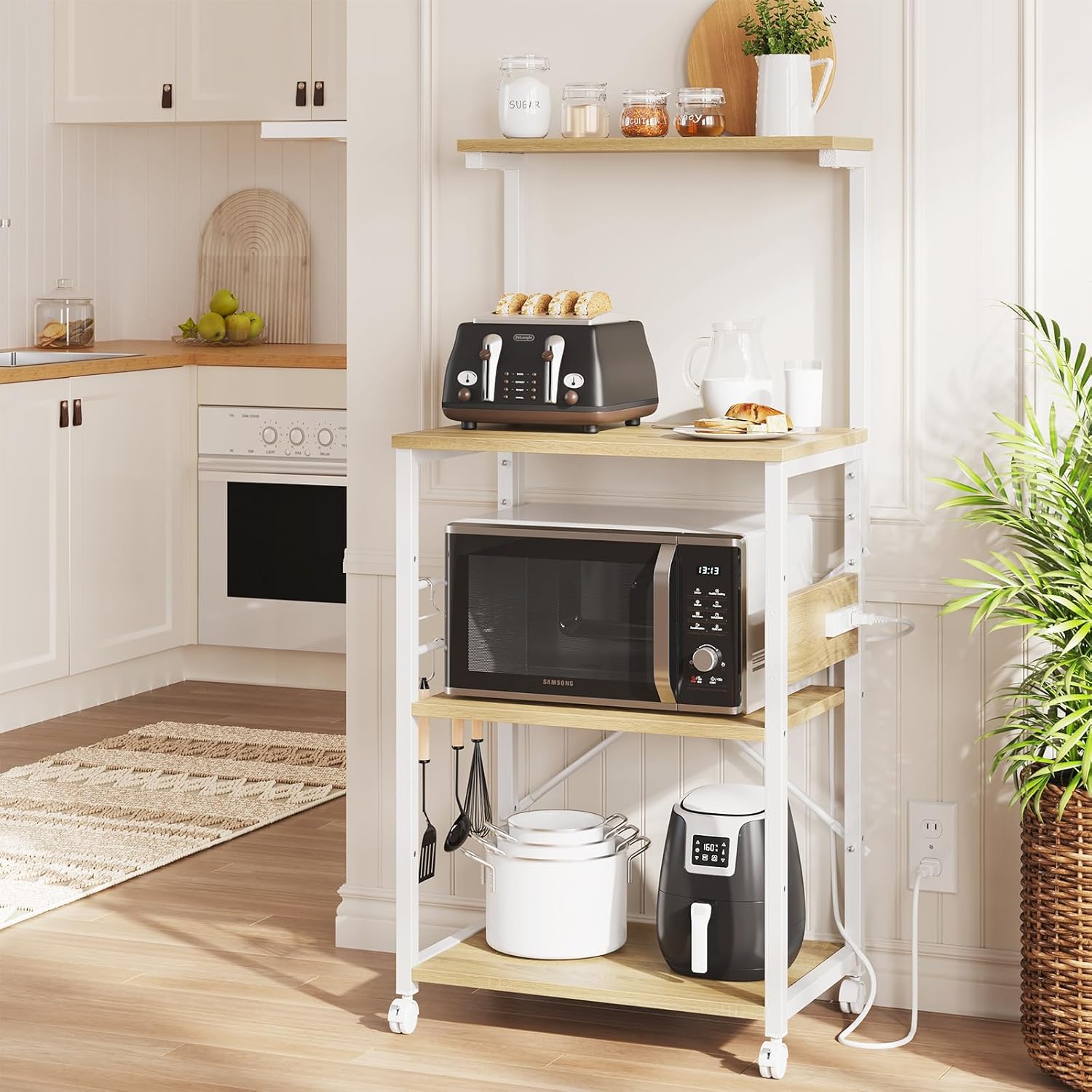 ✨新品【niko andキャスターラックスクエア収納.3段ワゴン】大人気