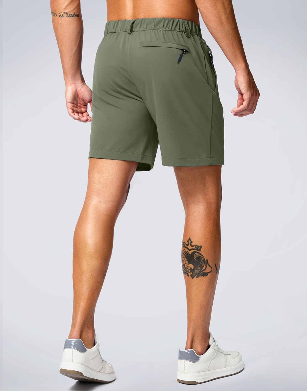 G Gradual Men's Shorts 7"/ 5"/ 9" Lightewight Casual Shorts for Men Hiking Golf Shorts with 3 Zipper Pockets - Image 3