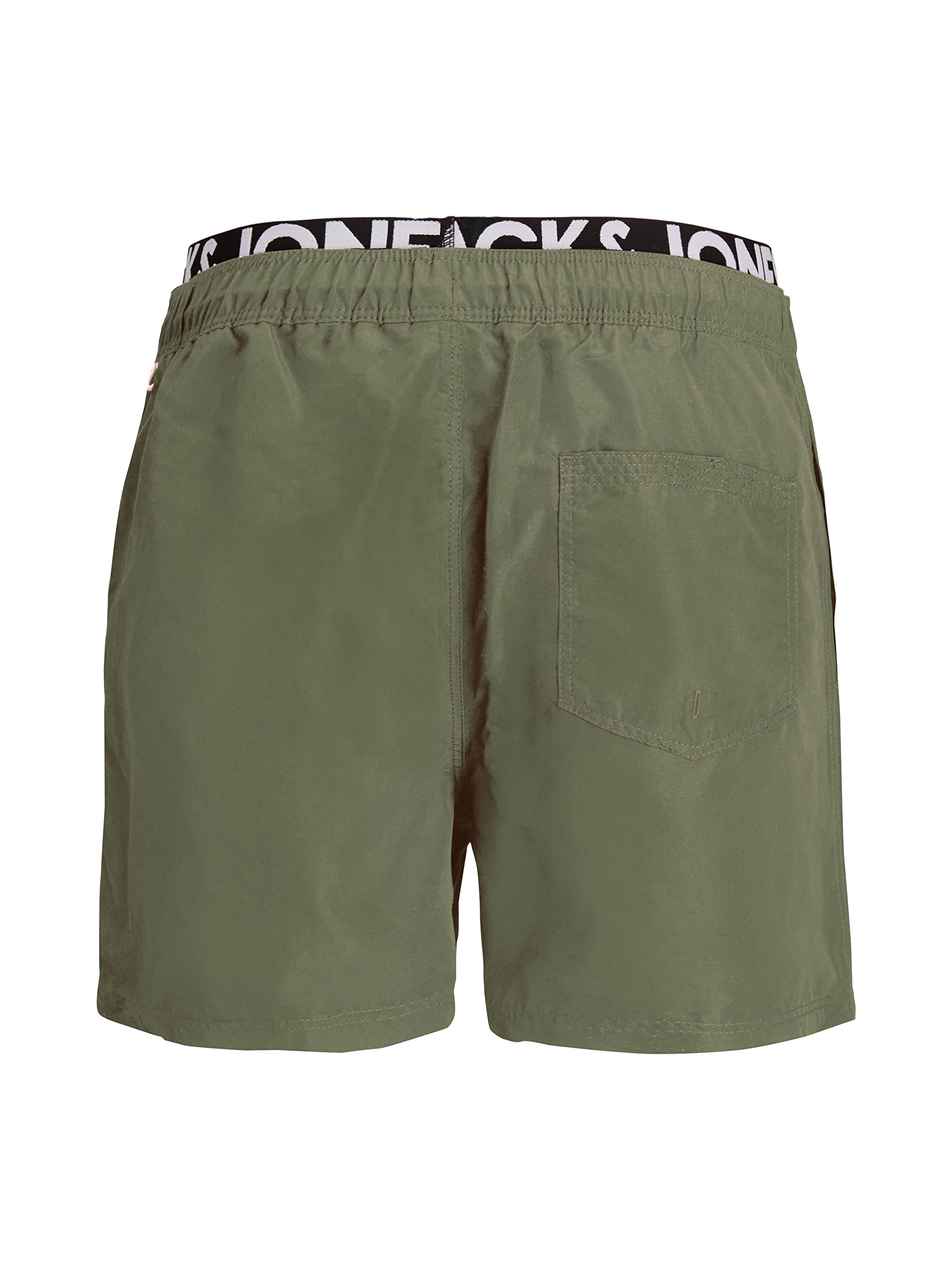 Jack & Jones Jjiaruba AKM Db WB Solid Jjswimshorts Bañadores Ajustados para Hombre Hombre