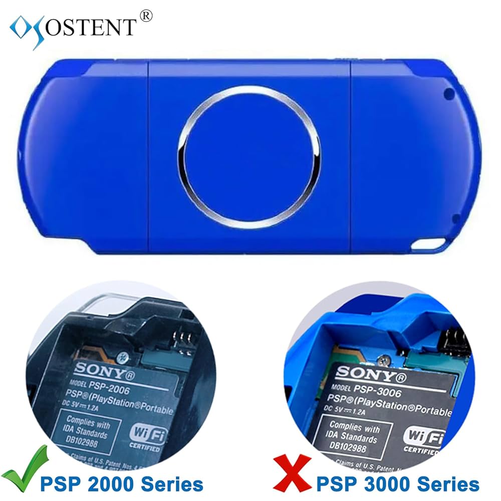 PSP 本体&ケース Amazon.com: Full Shell Housing Case Cover with Buttons Kit