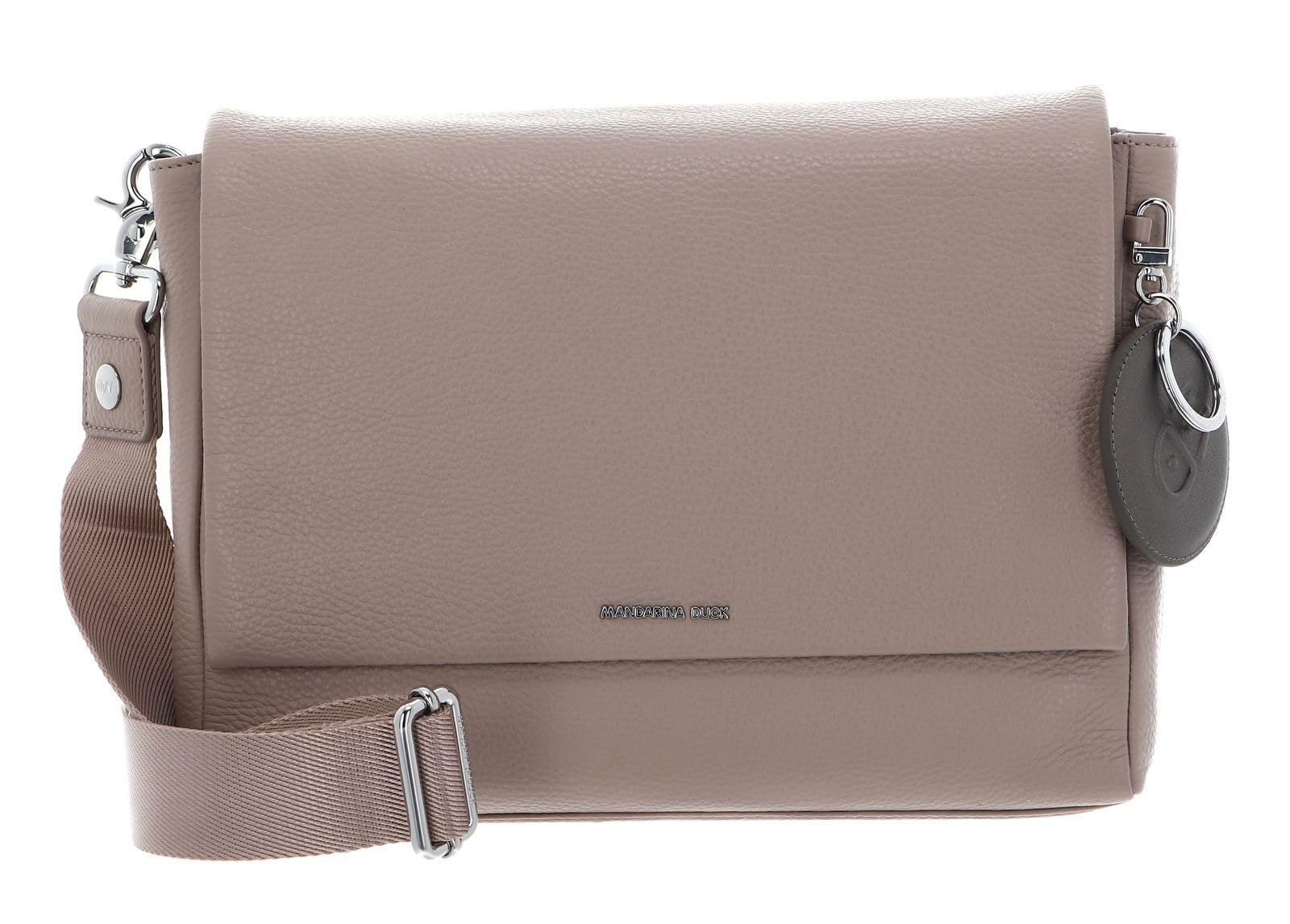 Mandarina Duck Mellow Leather, Women's Crossover, Warm Taupe, Taglia Unica