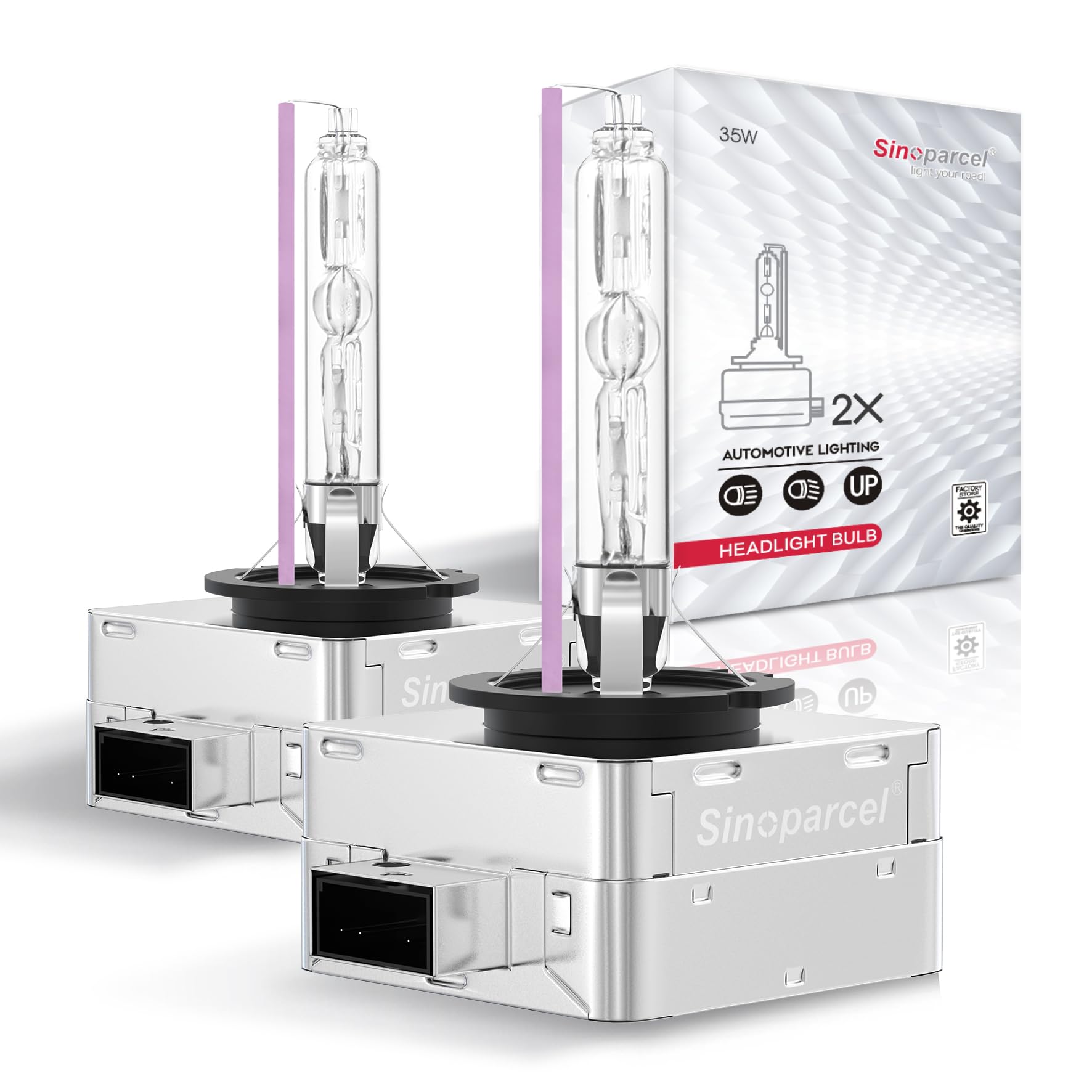Sinoparcel D1S D1R HID Headlight Bulb 10000K Deep Blue 2PCS | 66144 66
