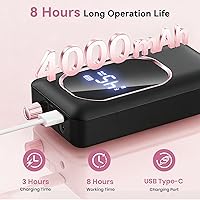 Vista 5 de Taladro de uñas eléctrico profesional de 45000 RPM, lima de uñas portátil para uñas de gel acrílicas, kit de taladro de uñas inalámbrico recargable