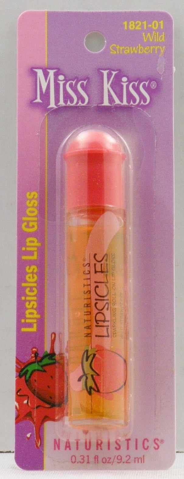Naturistics Miss Kiss Lipsicles Lip Gloss - Wild Strawberry #1821-01