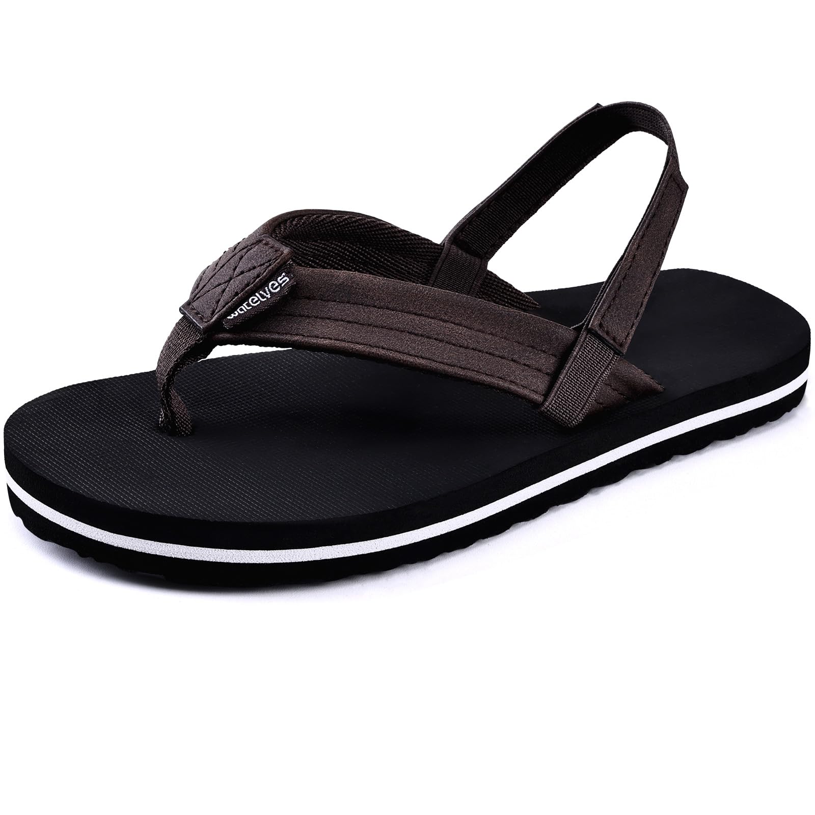 WateLves Toddler Flip Flops Girls Boys Sandals Shoes Kids Slip on Summer Sandals for Bath Shower Beach Pool (Toddler/Little Kid/Big Kid)