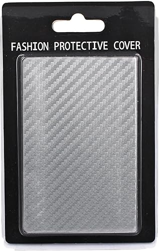 EPMANN Funda protectora accesorios de piel sintética con cubierta magnética 5 colores para IQOS 4 Iluma Prime DVD Storage Case Color plateado