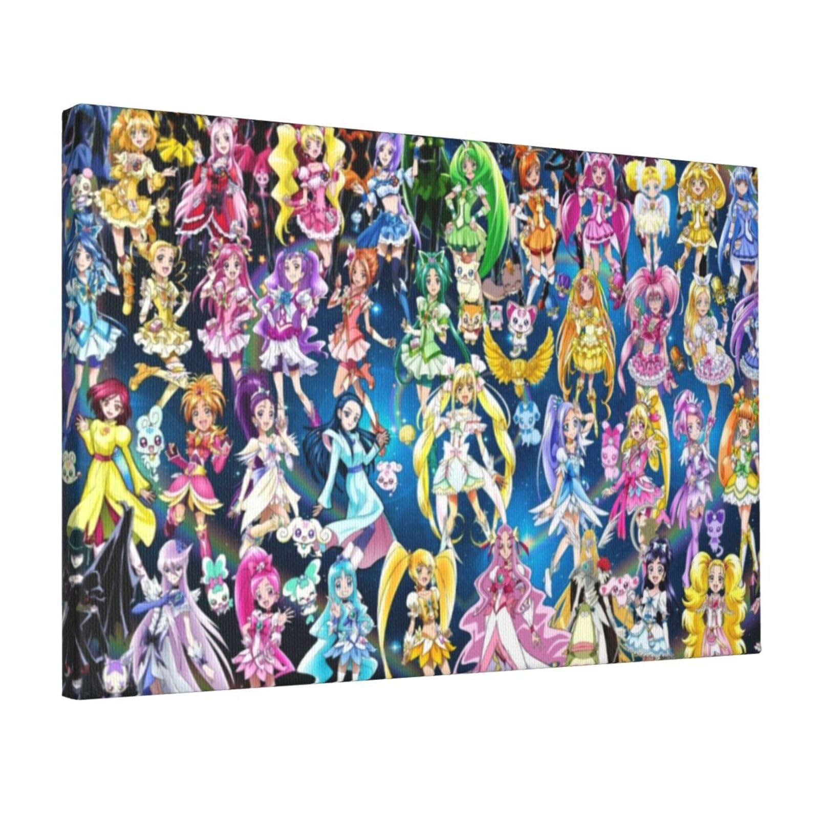 Amazon.co.jp: プリキュア (3) アートパネル キャンバスアート