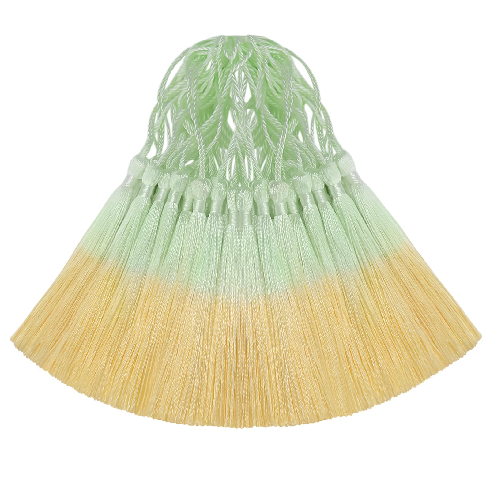 50PCS Mini Silk Tassel for Craft DIY Bookmark Cute Jewellery Making Beaded, Girl Earring, Keyring, Graduation, Small Key