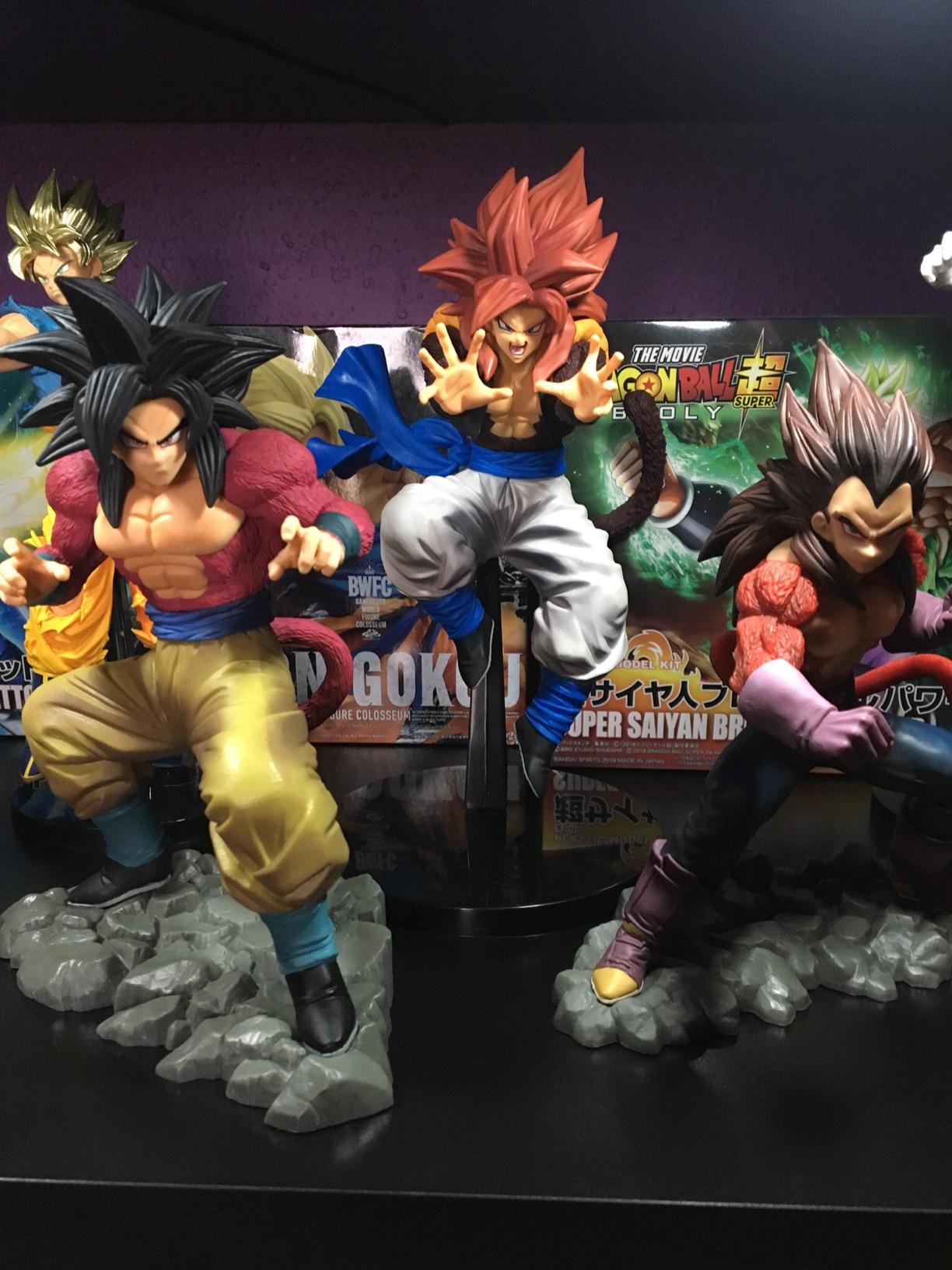 Banpresto Dragon Ball GT Fusion Ultimate Big Bang Kamehameha - Figure SS4 Gogeta, Import Giappone
