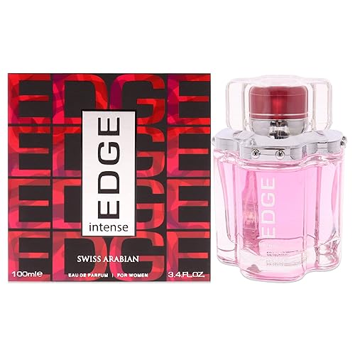 Swiss Arabian - Perfume EDGE Intense, productos de Dubai, fragancia personal EDP en espray de larga duración, adictiva, un aroma seductor, aroma de