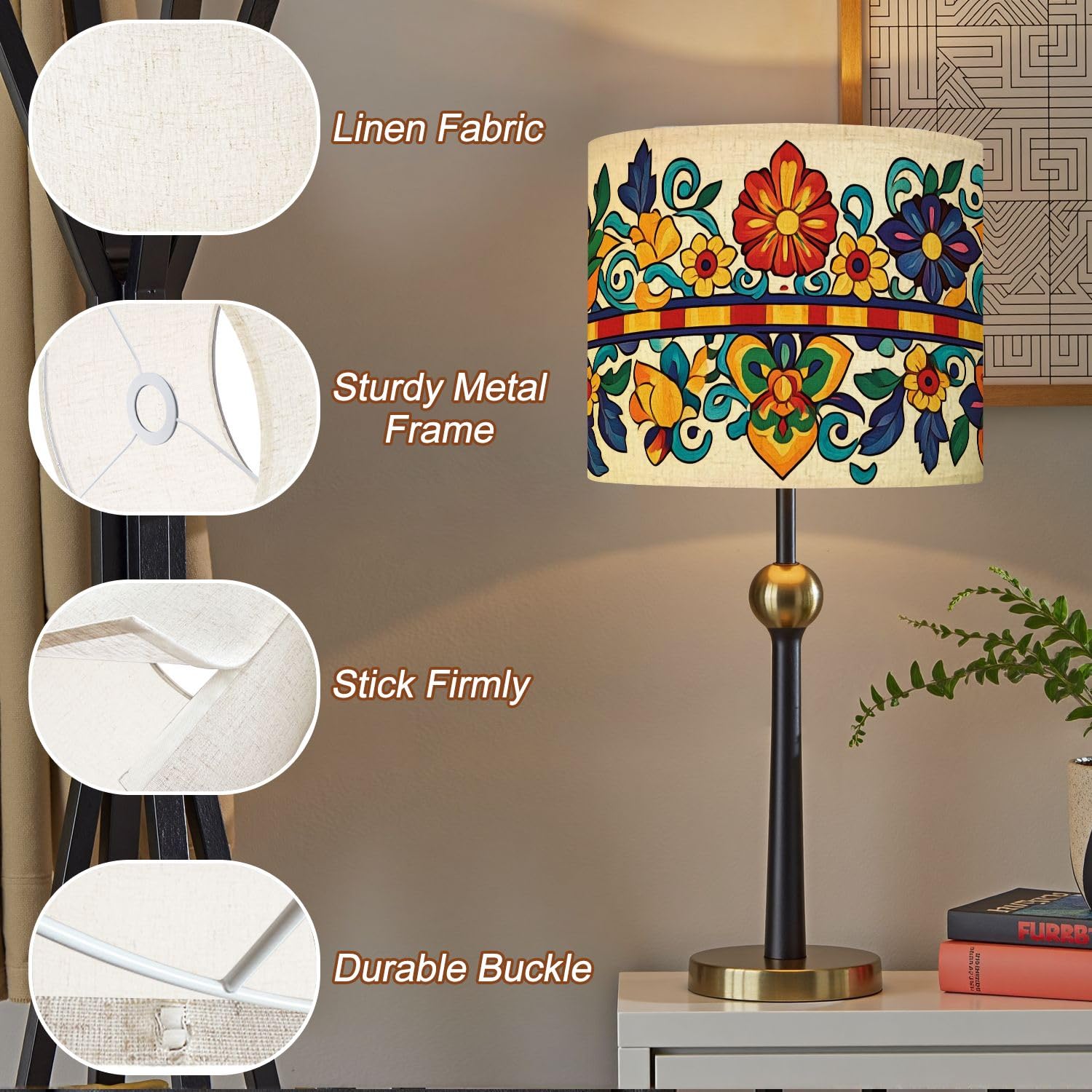 Lampshades Lamp Shades 1 Pack Mexican talavera seamless Light