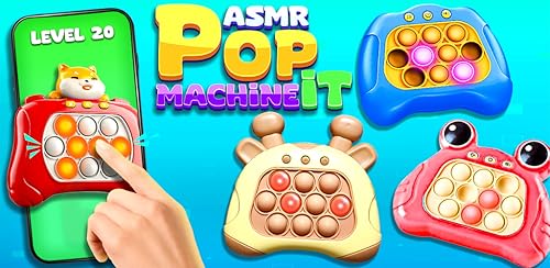 Brinquedo Eletrônico Pop It ASMR - Jogo Relaxante de Máquina Antiestresse