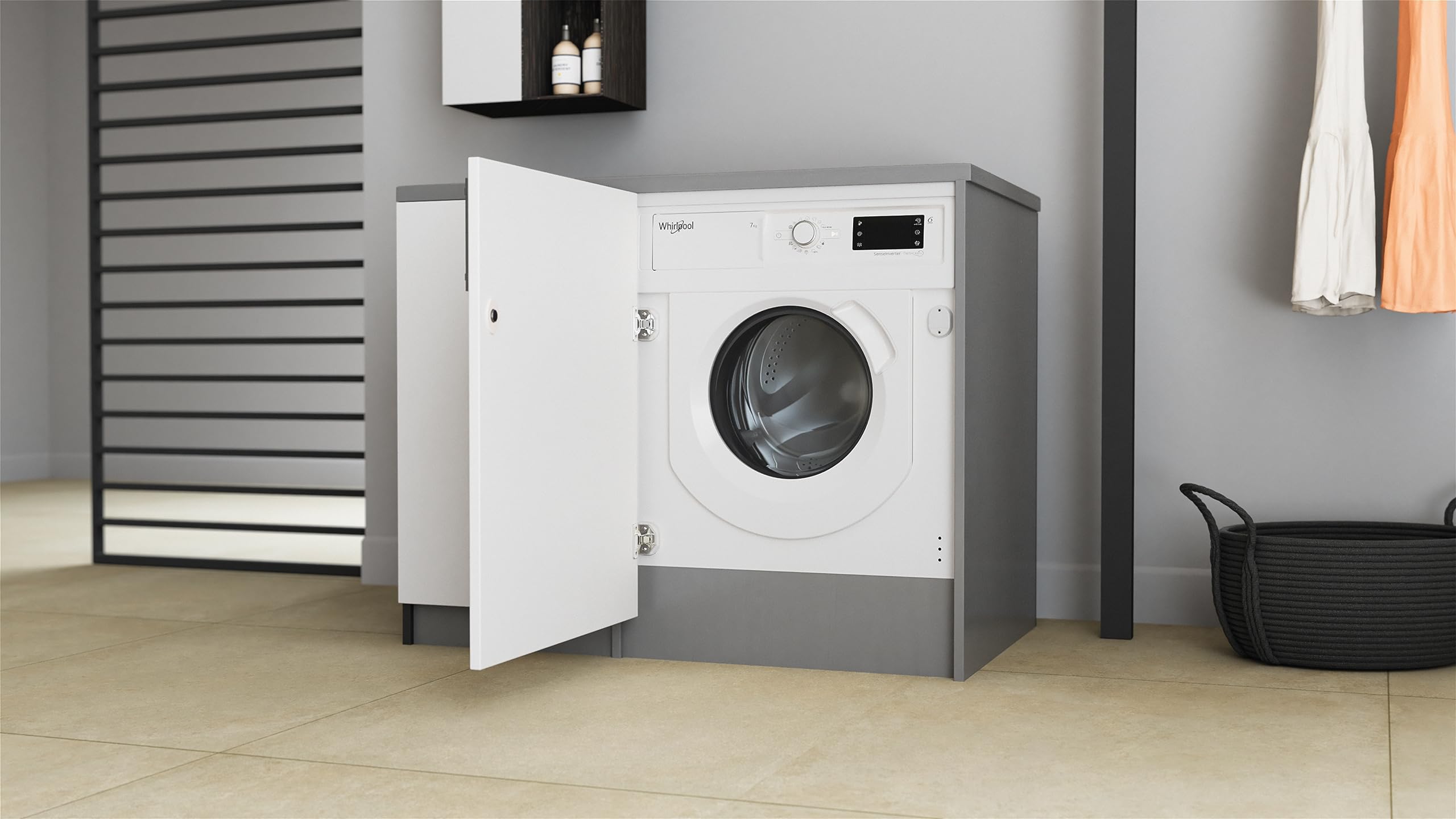 Whirlpool Lavatrice da incasso a carica frontale 7 kg - BI WMWG 71483E EU N