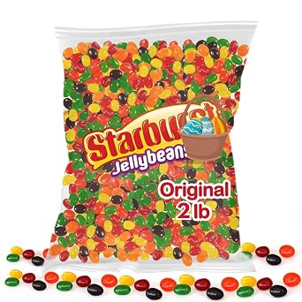 Original Jelly Beans 2 Pound Holiday Candy - in a Resealable Bag - jelly beans bulk - Perfect for Parties, Christmas Candy Stocking Stuffers