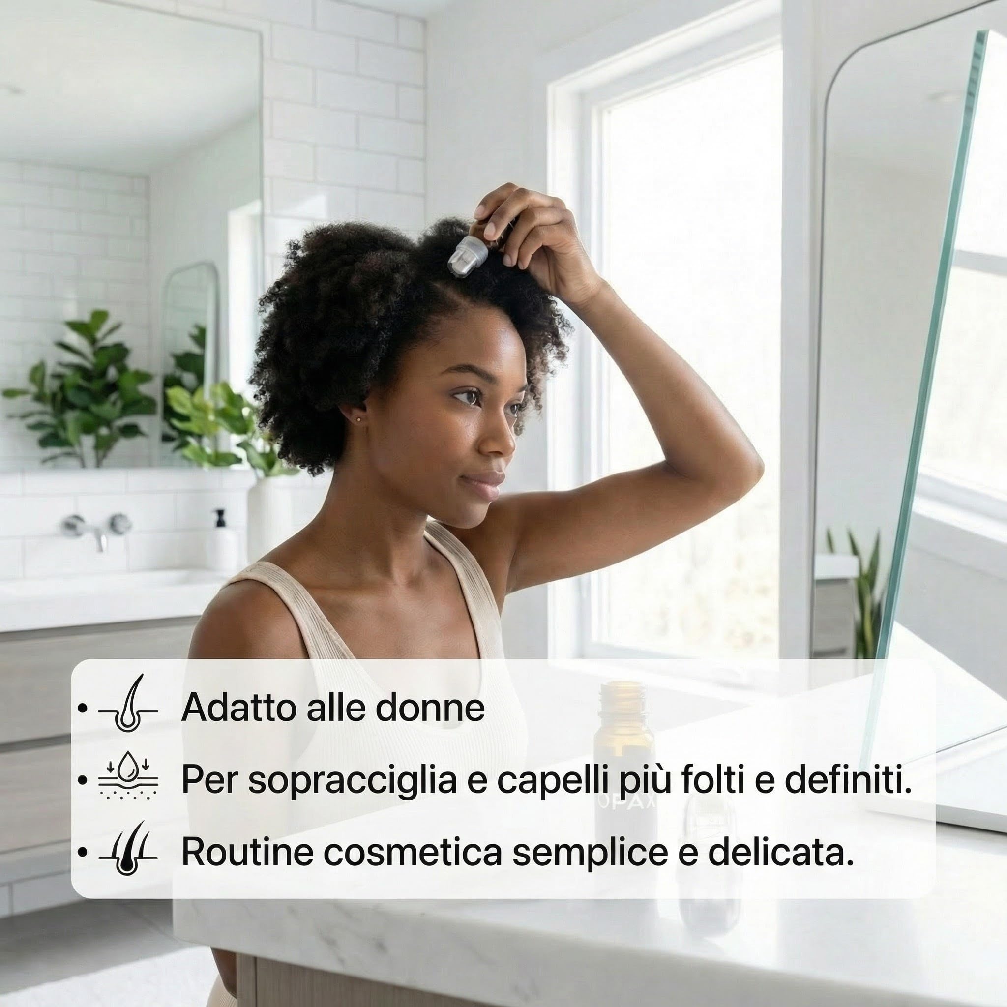 Derma roller cheveux, produit pour la perte de cheveux, renforce et stimule