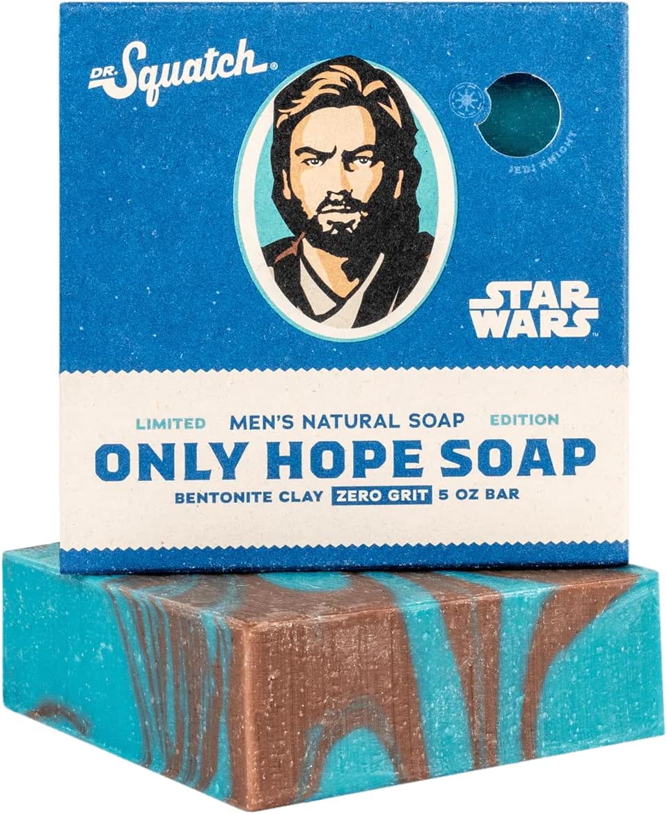 Dr. Squatch Mens Starwars Only Hope Soap Limited ! All Natural Soap